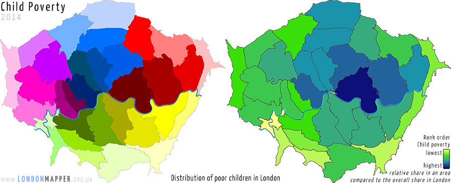 Child Poverty in the London Boroughs, 2014