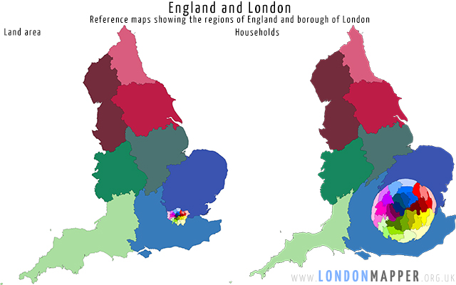 Reference maps: London and England